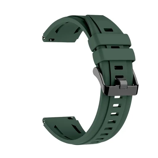 SILICONE Vymeniteľný remienok pre Huawei Watch Ultimate 2 tmavozelený