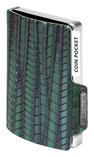 Kožená mini peňaženka Mondraghi Evolution Green