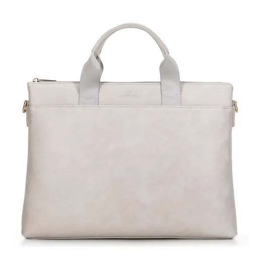 Torba na laptopa 14'' z ekoskóry beżowa 29-3-033-9