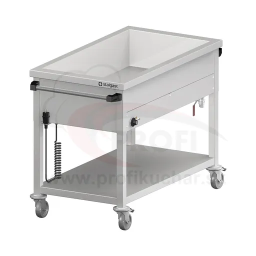 Ohrevný vozík s jednou vaňou – 4 GN