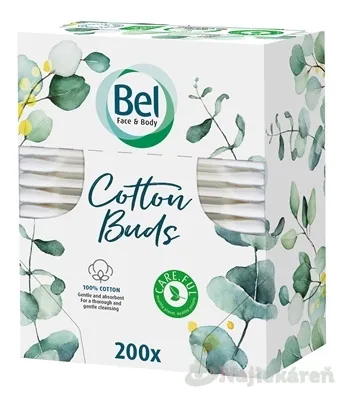 Bel Face & Body Vatové tyčinky škatuľka 200 ks