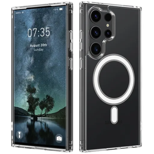TRANSPARENT MAGSAFE Kryt pre Samsung Galaxy S24 Ultra 5G priehľadný