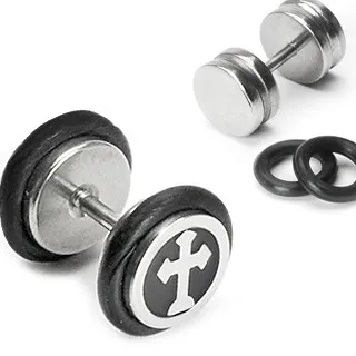 Falošný plug do ucha - gotický kríž
