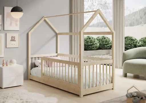 ArtAdrk Detská posteľ domček GRAJA | borovica 90 x 200 cm