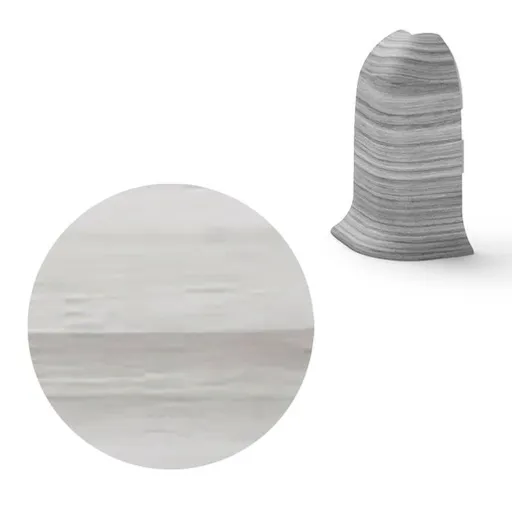 Vnější roh k soklu Naturel Macquarie , PVC dĺžka 0,5 cm, výška hrany 56 mm, NATNGTZH2