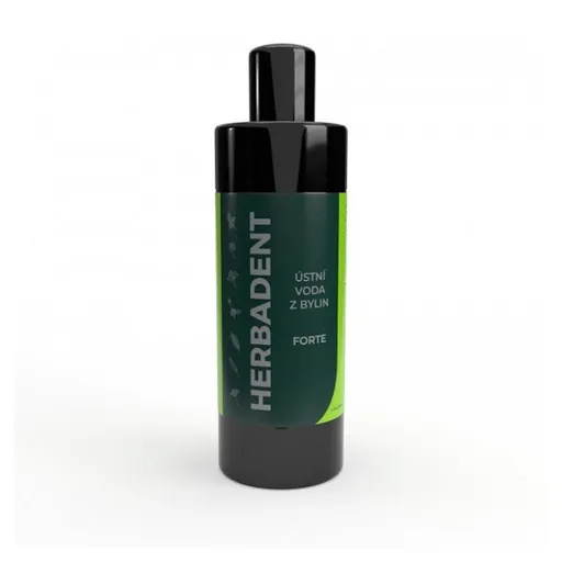 HERBADENT Forte Bylinná ústna voda s fluoridmi 400 ml ​