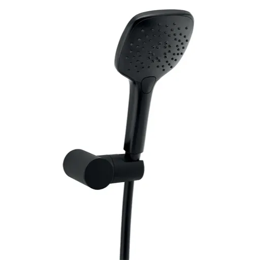 Sprchová hlavica s hadicou Novaservis čierna MINI201.5