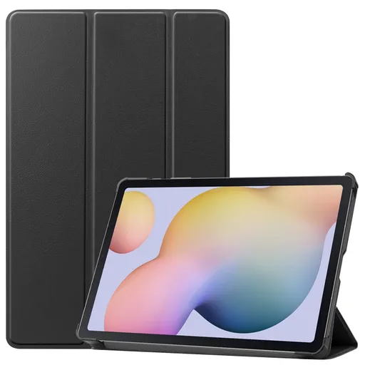 LEATHER Zaklápací obal Samsung Galaxy Tab S8 / Tab S7 čierny