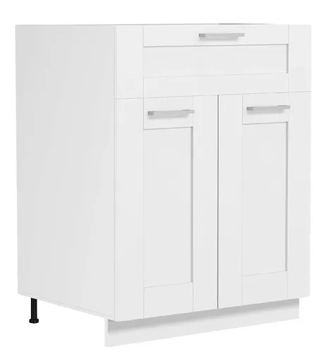 VCM Spodní skříňka se zásuvkou 60 cm „Colura“, bílá