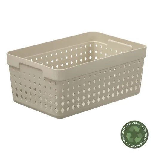 PLAST TEAM - Košík úložný XL béžový Seoul