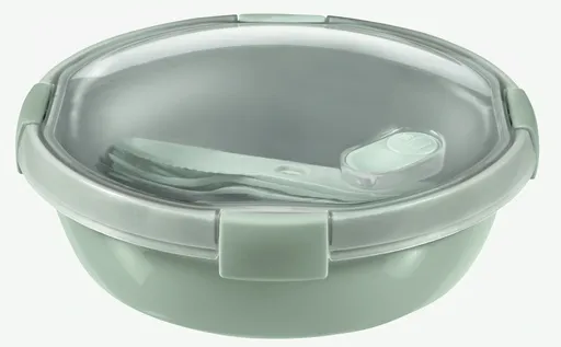 CURVER Dóza  na potraviny SMART TO GO ECO 1l okrúhla s príborom | zelená