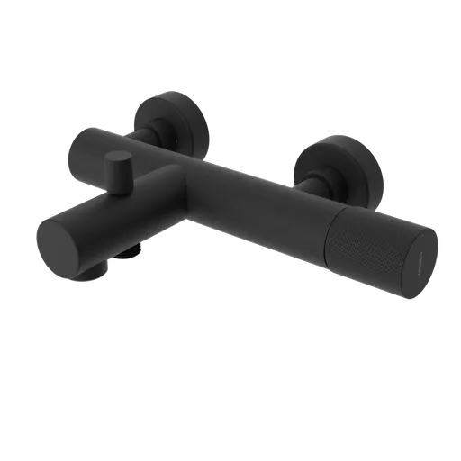 SAPHO - ULTRATAP nástenná vaňová batéria, čierná mat UT010TB