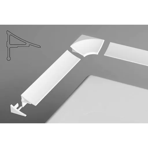 Ravak Náhradní díl sada pro krycí lištu 11 bílá B460000001