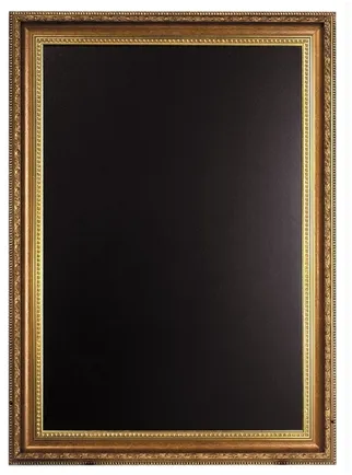 SECURIT Nástenná popisovacia tabuľa GOLD - ozdobný rám 75x100cm