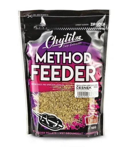 Chytil method predvlhčená krmítková zmes 750 g - cesnak