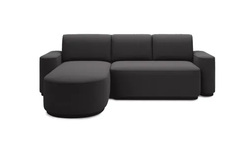 ArtElta Rohová sedacia súprava AURUMM | ľavá Farba: Enjoy 05 (tmavá sivá)