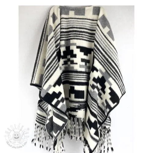Poncho PRATO boiled wool design I