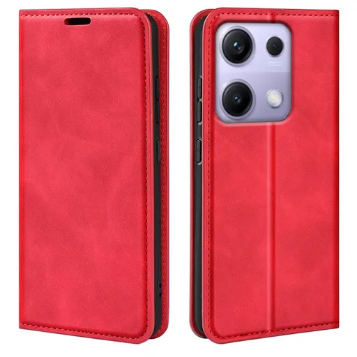 MAGNETIC Zaklápací kryt pre Xiaomi Redmi Note 14S červený