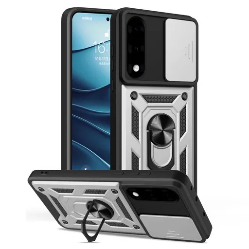 RING CAMERA Kryt s držiakom pre OnePlus Nord 5 5G strieborný