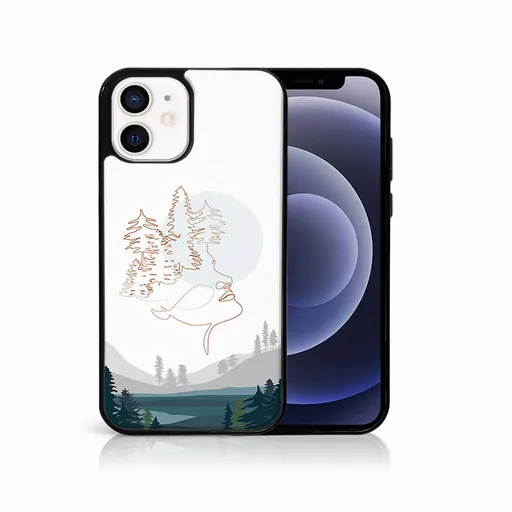 MY ART Ochranný obal pre Apple iPhone 12 mini LAKE (192)