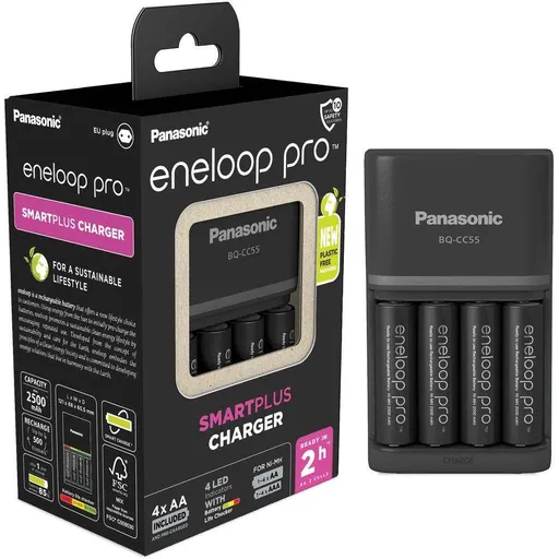 PANASONIC NAB. KJ55HCD40E 4xAA ENELOOP PRE N, 2500 mAh pre AA/AAA (Blister 4ks + nab.)