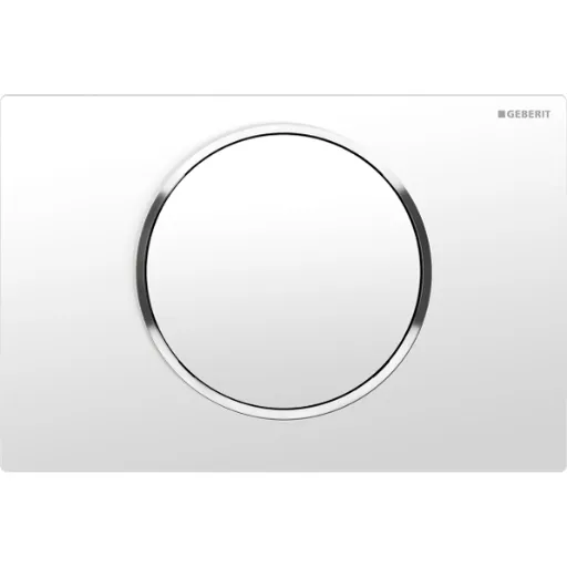 Geberit Sigma10 ovládacie tlačidlo plast biele lesklé 115.758.KJ.5