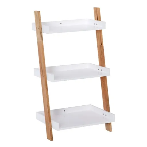 Set poličky a nosníkov Naturel Home biela/orech mat 53,5x98x40 cm HOMEP3B