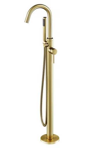 BESCO - Stojanková vaňová batéria VEO I zlatá brúsená BABWVIBZ