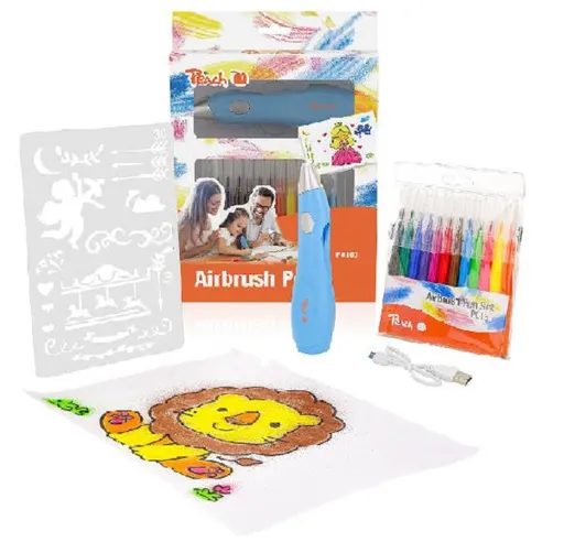 PEACH Elektrický kresliaci sprejovací set PO150 pre deti