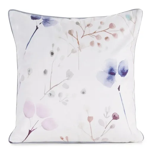 ArtFir Obliečka na vankúš VELVET 150 | biela/modrá 45 x 45 cm