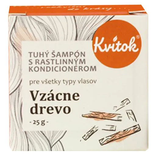 KVITOK Tuhý šampón Vzácne drevo XL 50 g
