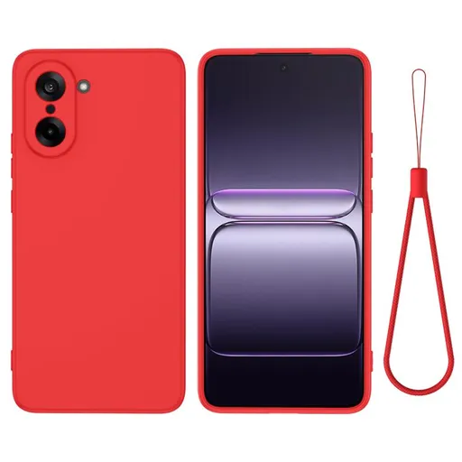 RUBBER Ochranný obal pre OnePlus Nord CE 5 5G červený