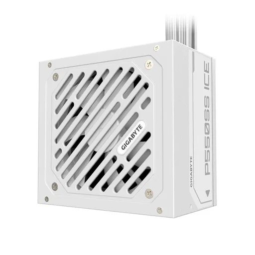 GIGABYTE zdroj P550SS ICE, 550W, 80+ Silver, 120mm, ATX 3.0, biela