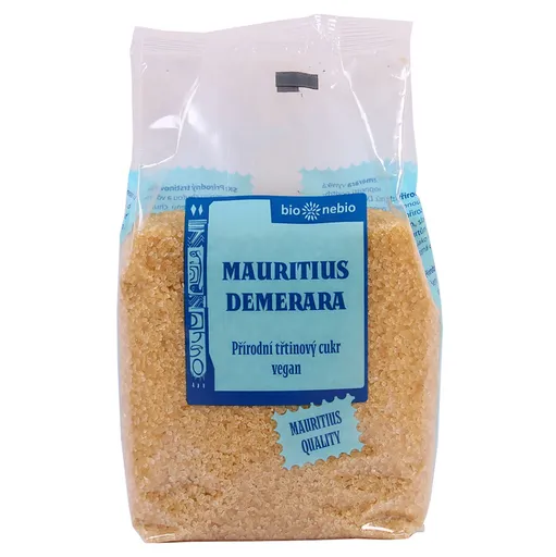 BIO NEBIO Demerara prírodný trstinový cukor 500 g