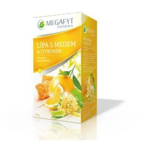 MEGAFYT Ovocny lipa, med, citron 20 x 2 g