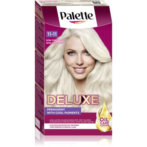 Schwarzkopf Palette Deluxe permanentná farba na vlasy odtieň 11-11 Ultra Titanium 1 ks