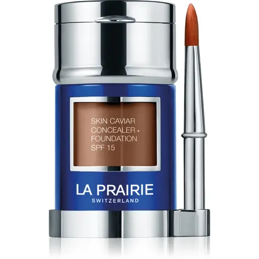 La Prairie Skin Caviar Concealer Foundation make-up a korektor SPF 15 odtieň NW-60 Warm Cinnamon 30 ml