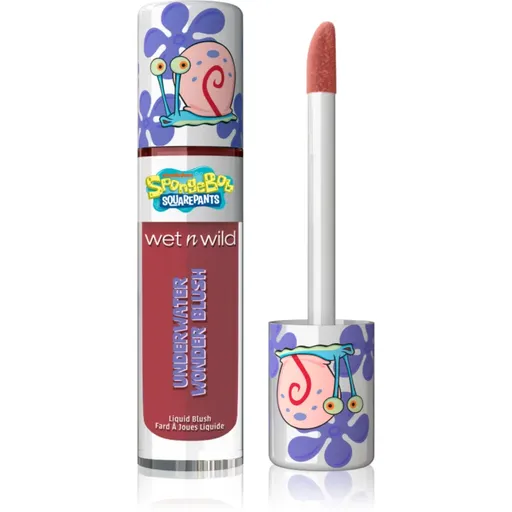 Wet n Wild SpongeBob SquarePants Underwater Wonder Blush tekutá lícenka odtieň Snailed It 6.5 ml