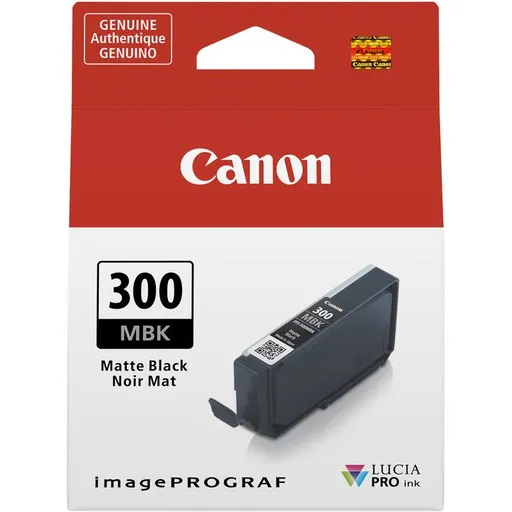 Canon PFI-300MBK 4192C001 matná čierna (matte black) originálna cartridge
