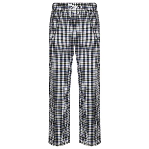 SF (Skinnifit) Pánske flanelové pyžamové nohavice - Viacfarebná | 2XL