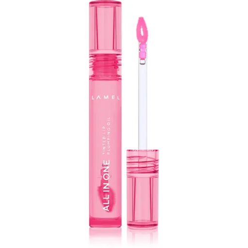LAMEL All in One Lip Tinted Plumping Oil tónovací olej na pery pre zväčšenie objemu № 403 Watermelon 3 ml