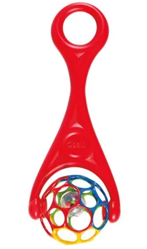 OBALL Hračka ROLLER, červená  6m+