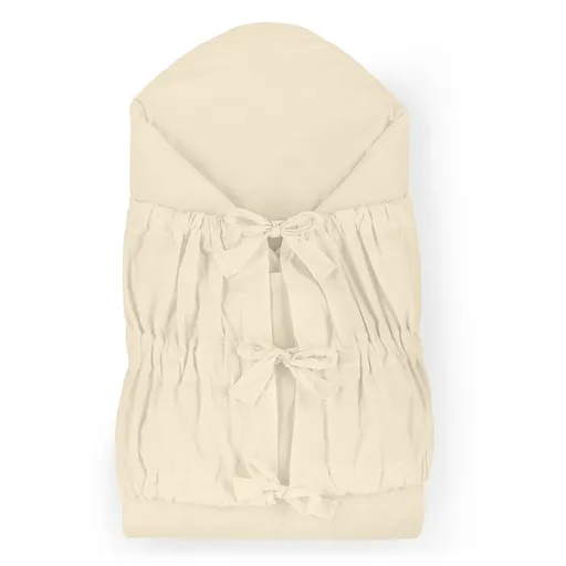 PETITE&MARS Zavinovačka šnurovacia Nurse s pevnou kokosovou vložkou Light Beige