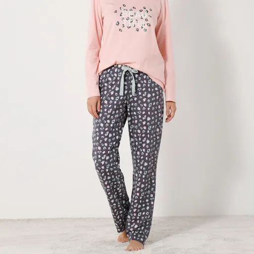 Pyžamové nohavice s potlačou Beautiful