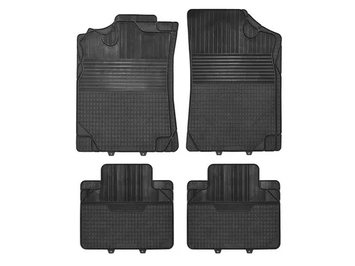 Koberce gumové sada 4ks UNI A - Koberce gumové do auta sada 4ks UNI A přední, zadní