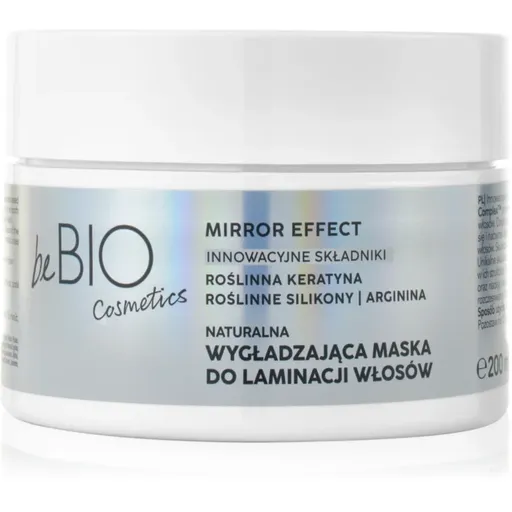 beBIO Baby Hair Complex Mirror Effect vyhladzujúca maska pre nepoddajné vlasy 200 ml
