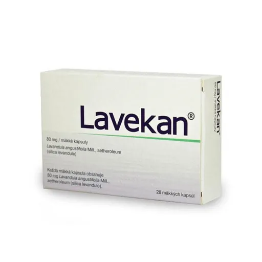 LAVEKAN 80 mg mäkké kapsule 14 kusov