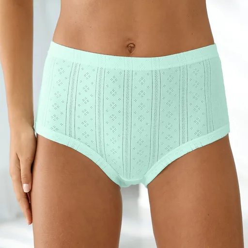 Súprava 4 maxi nohavičiek z úpletu pointelle