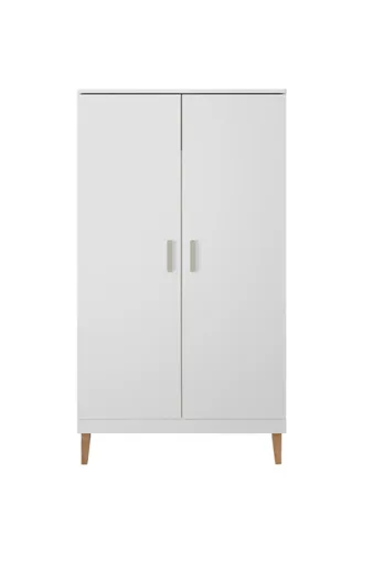 Elvisia Šatníková skriňa KUBI | biela