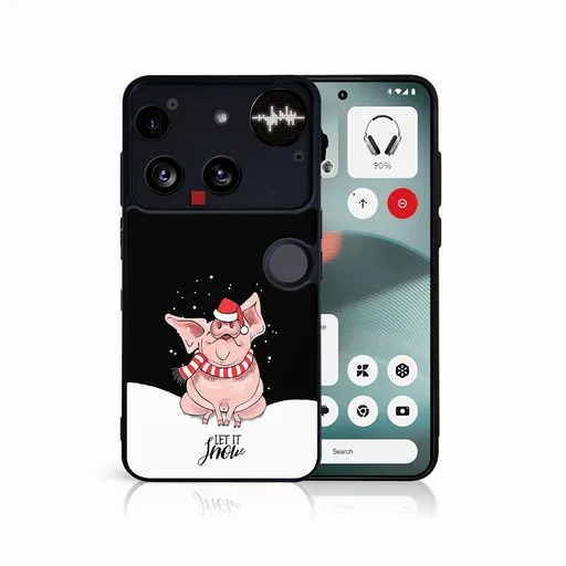 MY ART Kryt s vianočným dizajnom Nothing Phone (3) LET IT SNOW (075)